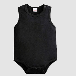 Baby bodysuit, sleeveless undershirt - gray