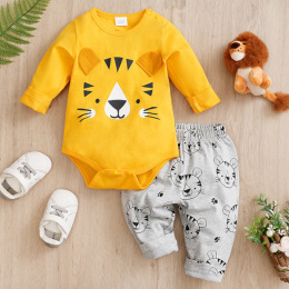 Komplet dla niemowlaka body + spodnie - Tygrys