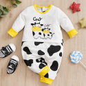 Pajacyk rampers dla niemowlaka Cute Cow 62-86