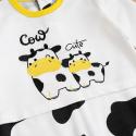Pajacyk rampers dla niemowlaka Cute Cow 62-86