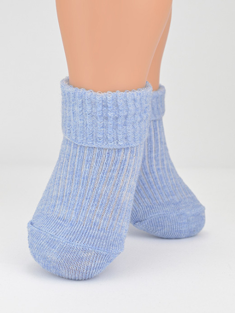 Blue pressure-free socks