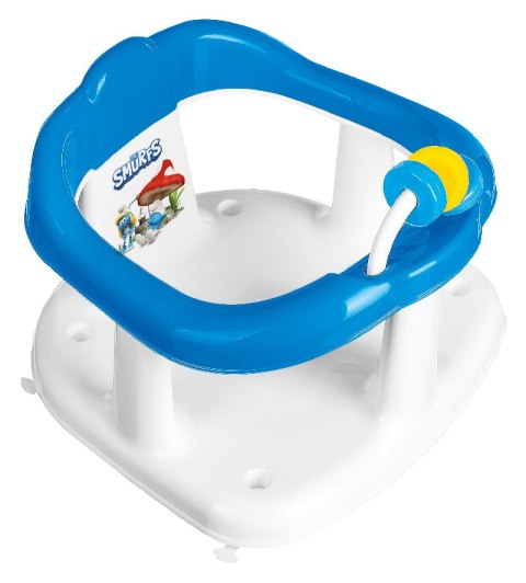MALTEX Krzesełko do kąpieli Smerfy/zabawki, niebieski/biały