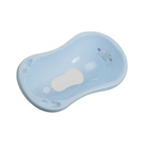 MALTEX Wanna 84cm z korkiem i matą Zebra niebieski