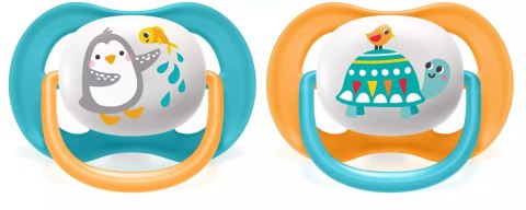 AVENT SCF080/07 Smoczek Ultra Air Animals 6-18M chłopiec pingwin/żółw