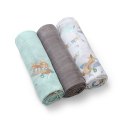 Pieluszki bambusowe NATURAL BAMBOO - 3-pak Samoloty