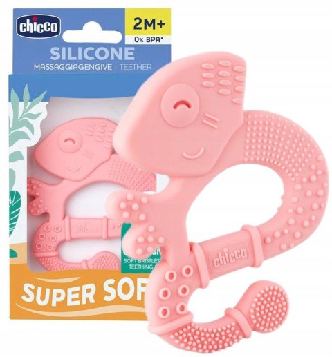 CHICCO 00028110100000 Gryzak miękki Jaszczurka 2m+ girl