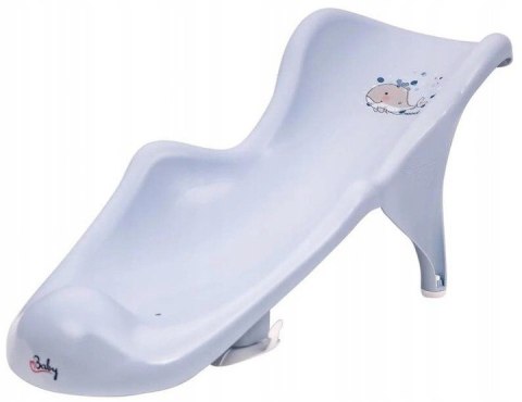 MALTEX Fotelik do kąpieli WIELORYB satynowy błękit