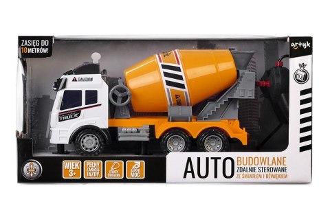 ARTYK 131240 Auto budowlane zdalnie sterowane Betoniarka TOYS FOR BOYS