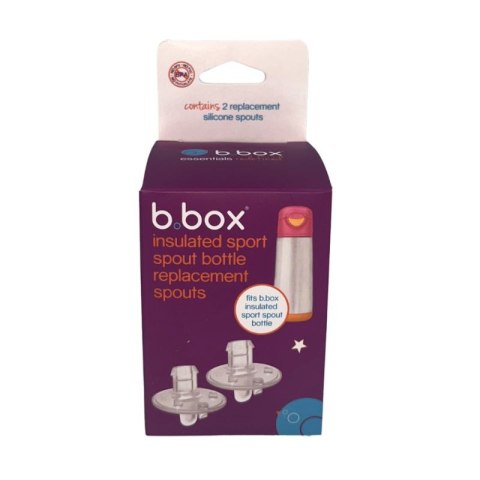 B.BOX BB501000 Ustniki zapasowe do bidonu termicznego sportowego 500 ml 2 szt