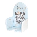 KEEEPER 185016 Lena Mickey mouse Mata na krzesełko do karmienia cloudy blue( mętny błękit)