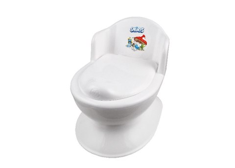 MALTEX Toaleta dla maluchów Smerfy biały/biały