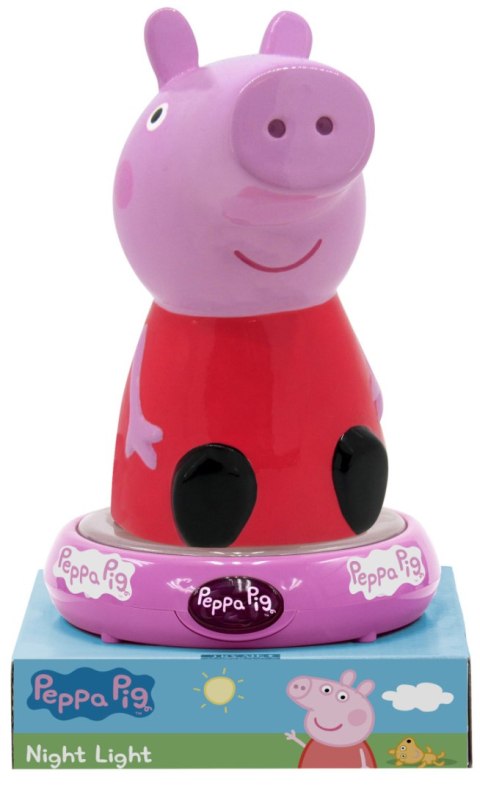 MARKO KE-PP17028 Lampka nocna 3D Figurka Świnka Peppa