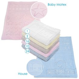 MATEX Pled dziecięcy z akrylu 75x100 [TB0135_01] biały*