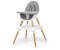 MILLY MALLY Krzesełko do karmienia 2w1 Malmo Grey
