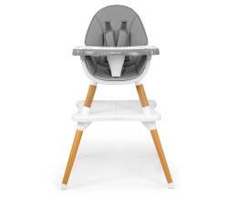 MILLY MALLY Krzesełko do karmienia 2w1 Malmo Grey