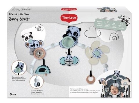 TINY LOVE TL14055000 Łuk muzyczny z zabawkami DECOR czarno/biały