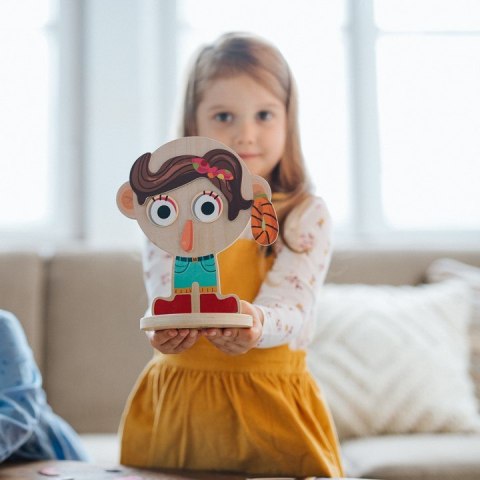 TREFL 61400 Zabawka drewniana Buzie na luzie