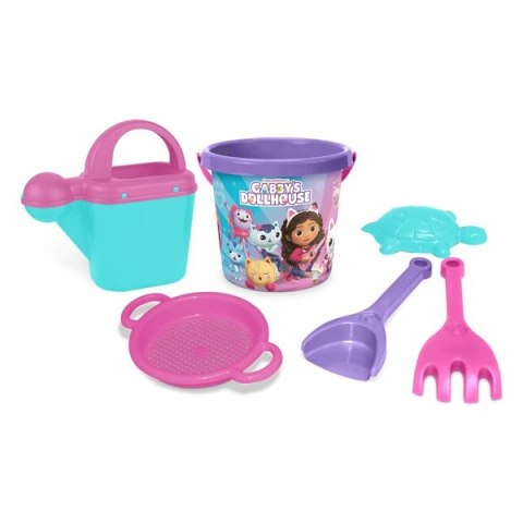 WADER 82153 Komplet do piasku Gabby's Dollhouse 6 el. mały