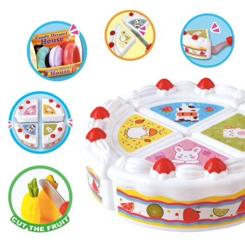 WOOPIE 44428 Tort Urodzinowy i owoce do krojenia