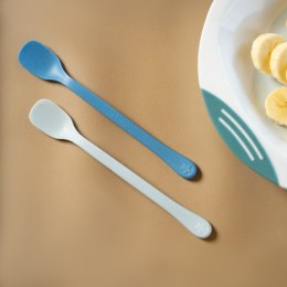 AKUKU A0691 Zestaw płaskich łyżeczek 2szt. niebieska