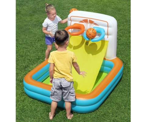 BESTWAY 52728 Basen dmuchany wielofunkcyjny z piłeczkamu Koszykówka, piłeczki i piłka nożna 1,20x1,07