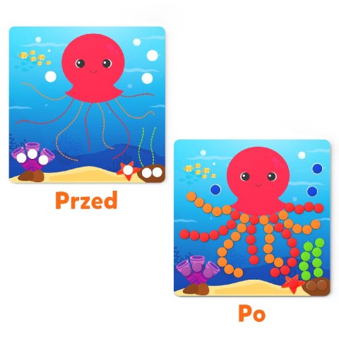 TREFL 62601 Skillmatics Zestaw kreatywny z magnesami Świat Zwierząt