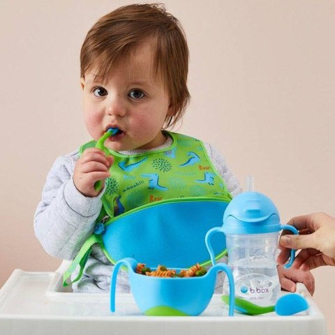 B.BOX BB00590 Śliniak dla niemowlaka w saszetce Dino Time