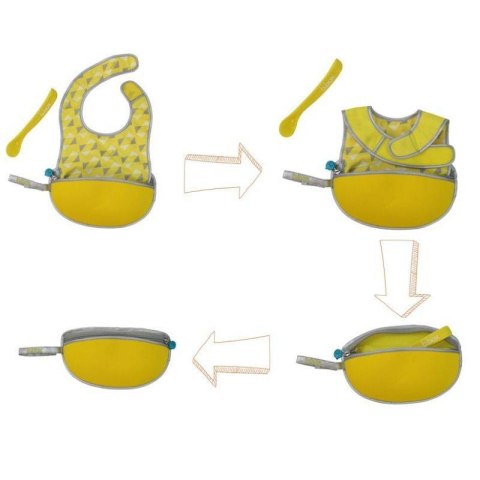 B.BOX BB00593 Śliniak dla niemowlaka w saszetce Pine Slice