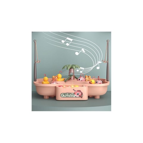 WOOPIE 29900 Zestaw do łowienia rybek kaczki różowy