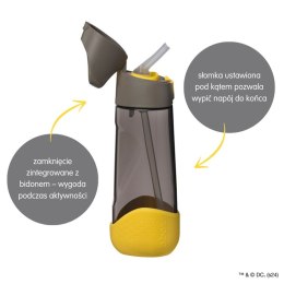 B.BOX BB00915 Butelka na wodę tritanowa ze słomką 600 ml Batman