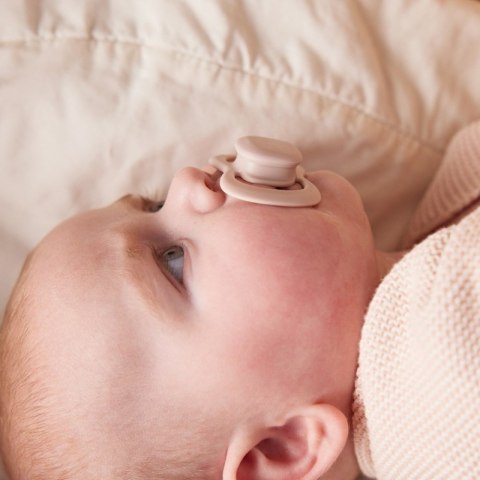 B.BOX BB300345 Smoczek dla noworodka i niemowlaka 2 szt symetryczny silikonowy 0-6m róż/latte