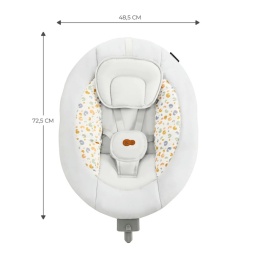 KINDERKRAFT Bujaczek LUMI 2 light grey