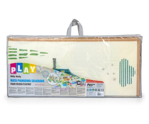 MILLY MALLY 6432 Mata piankowa składana Play Circus and Travel T1