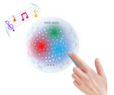 MILLY MALLY Zabawka pluszowa z projektorem Milly Unicorn