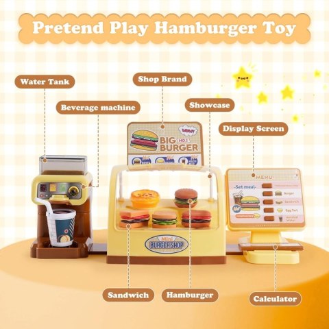 WOOPIE 49041 Sklep restauracja Fast Food ''BIG BURGER''