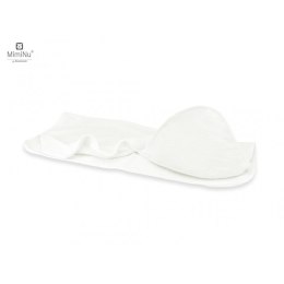 KIECZMERSKI Okrycie kąpielowe 100x100 MUŚLIN BAWEŁNIANY bawełna 100% śmietanka