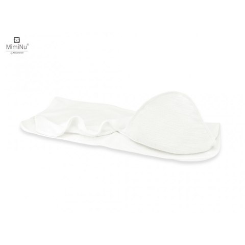 KIECZMERSKI Okrycie kąpielowe 100x100 MUŚLIN BAWEŁNIANY bawełna 100% śmietanka