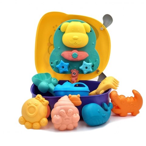 WOOPIE 44138 Zestaw do Piasku 3w1 Walizka Piesek Stolik Wodny