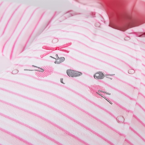 EWA 758507 RUN&FUN Pajac welurowy ociepl. róż 68