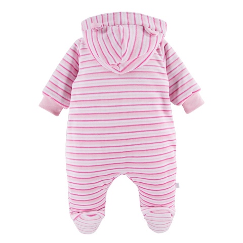 EWA 758507 RUN&FUN Pajac welurowy ociepl. róż 68