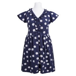 EWA 970453 LINDA Koszula ciążowa granatowa stokrotki XL