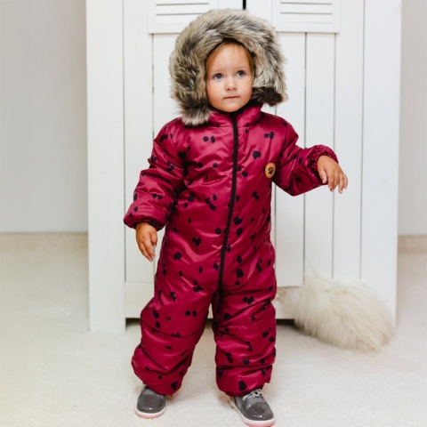 EWA 971672 Kombinezon zimowy DS druk jagod. 62