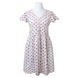 EWA 978596 LINDA Koszula ciążowa w seruszka beż XL