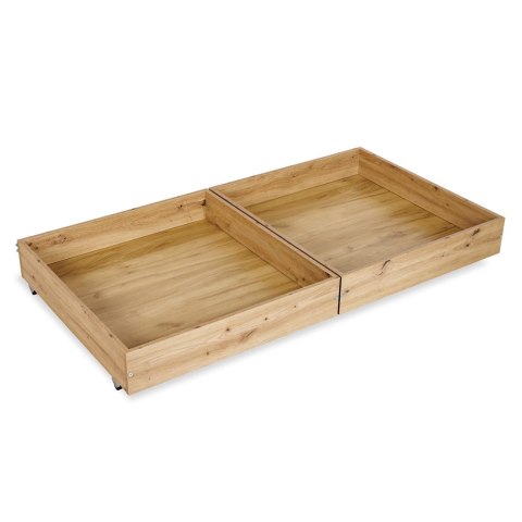 Pojemnik 160x80 na pościel dzielony dąb