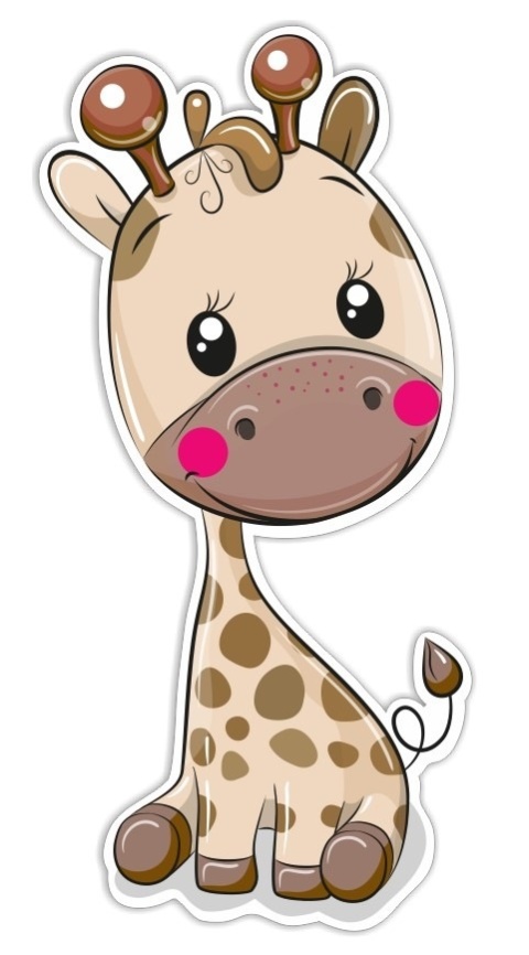 MARKO SRP-020-6 Dekoracja ścienna ŻYRAFKA