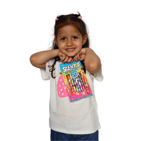 SCENTOS ST 40277 Pachnące kredki świecowe 20szt