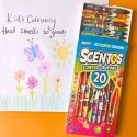 SCENTOS ST 40277 Pachnące kredki świecowe 20szt