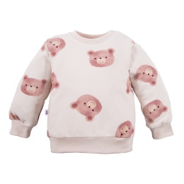 Bluza C&B Misie Ecru 68-98