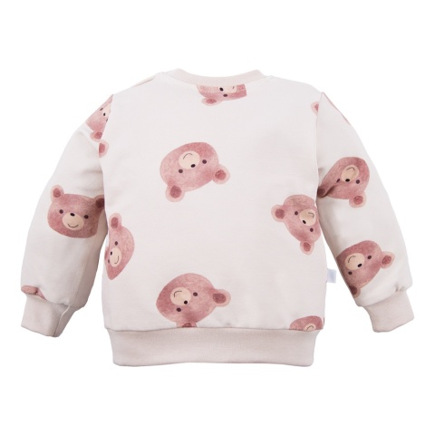 Bluza C&B Misie Ecru 68-98