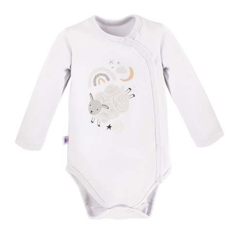 EWA 728258 MELLOW Body DŁ rozpinane białe 56-68